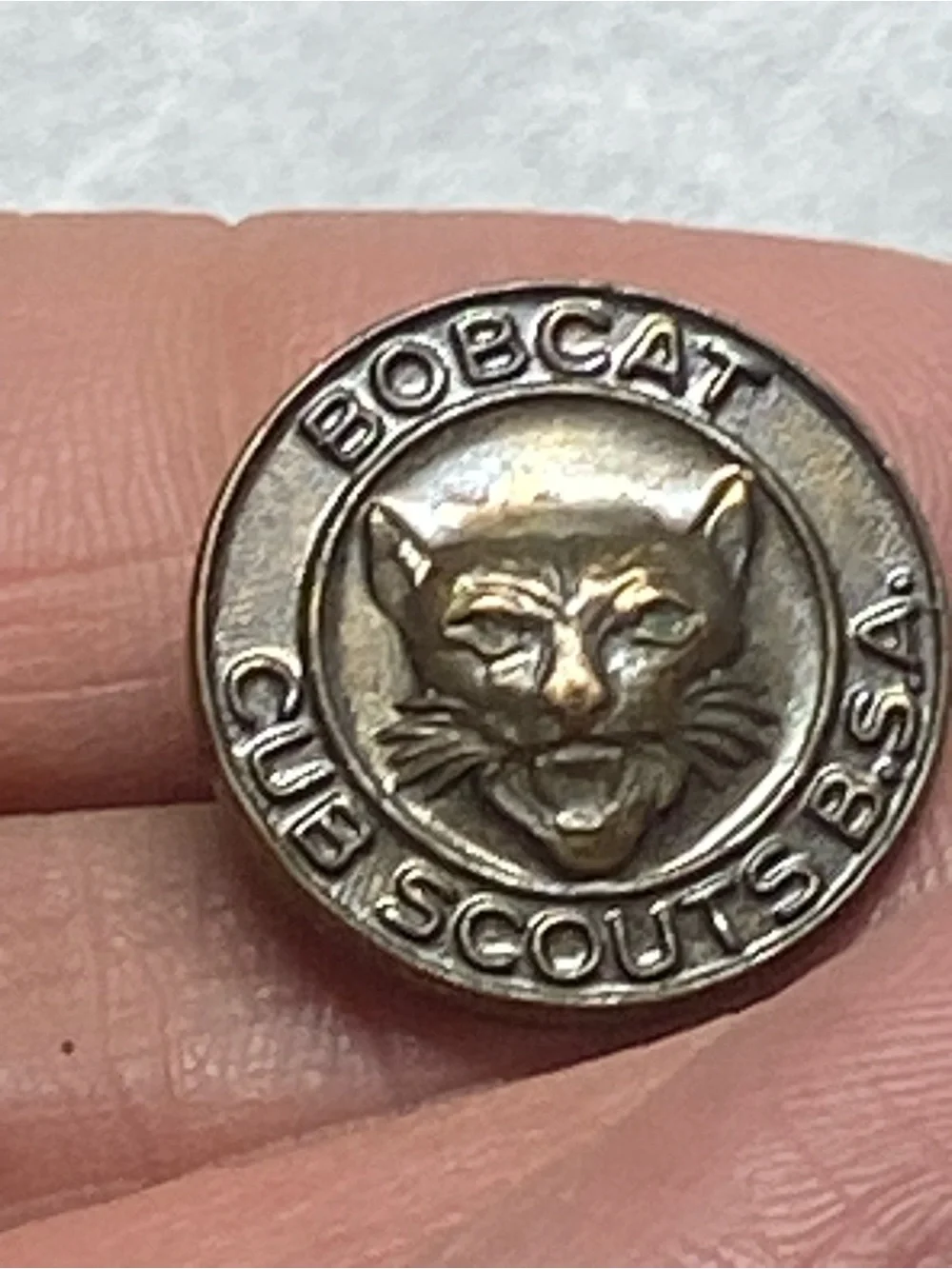 7 Vintage Boy and Cub Scouts of America Award lapel pins with clutch backs